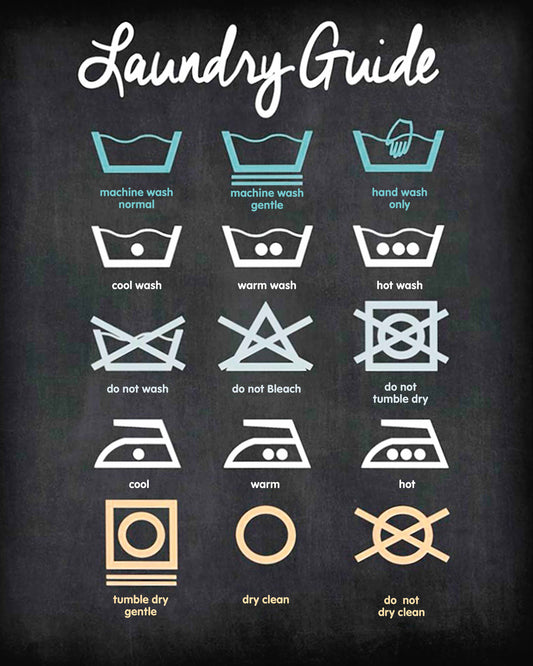 Laundry Guide - Black