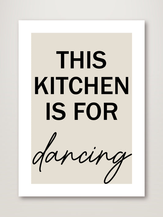 This Kitchen is for Dancing
