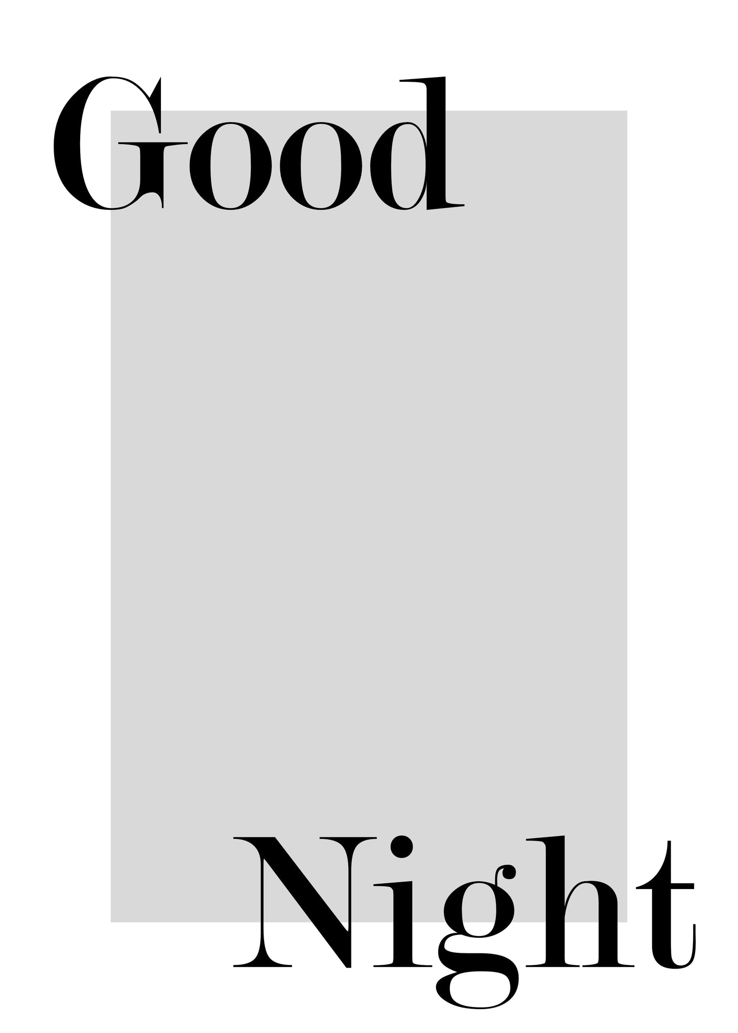 Good Night