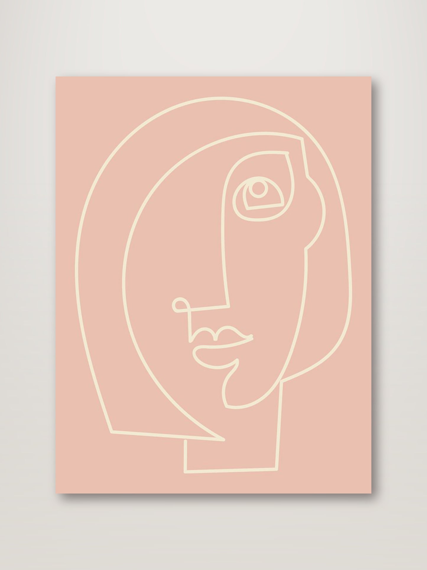 Figure Line Woman on Blush