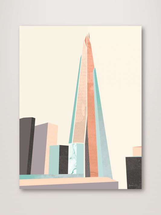 Graphic Pastel Architecture I