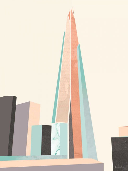 Graphic Pastel Architecture I