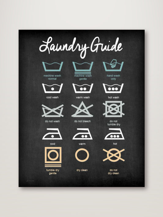 Laundry Guide - Black