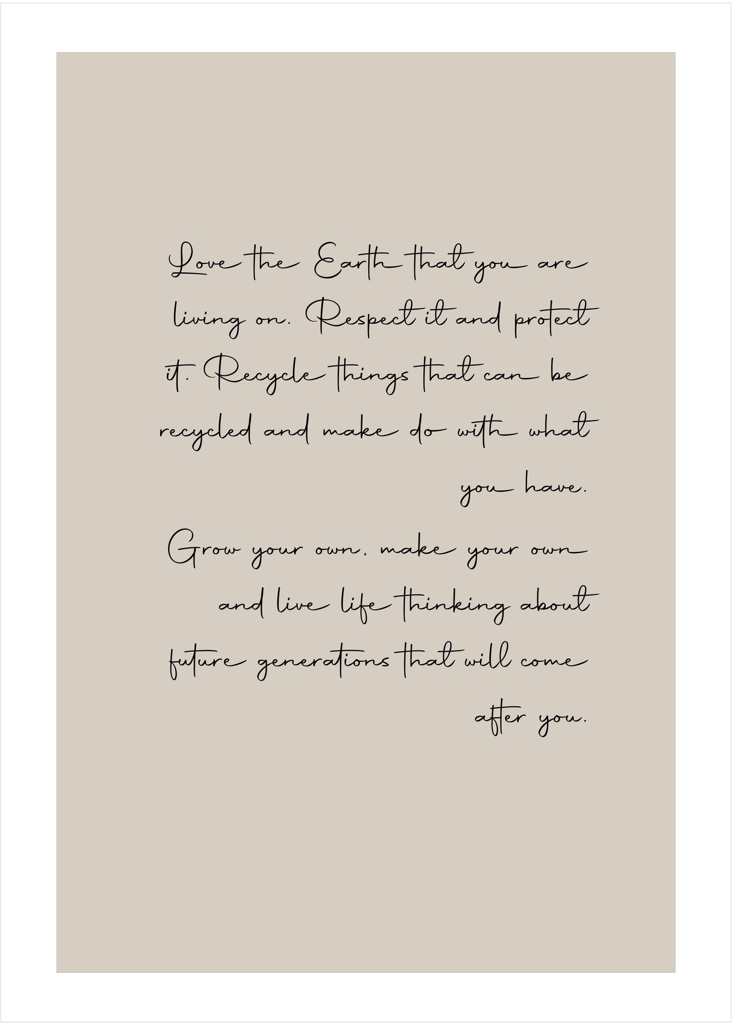 Love Your Earth