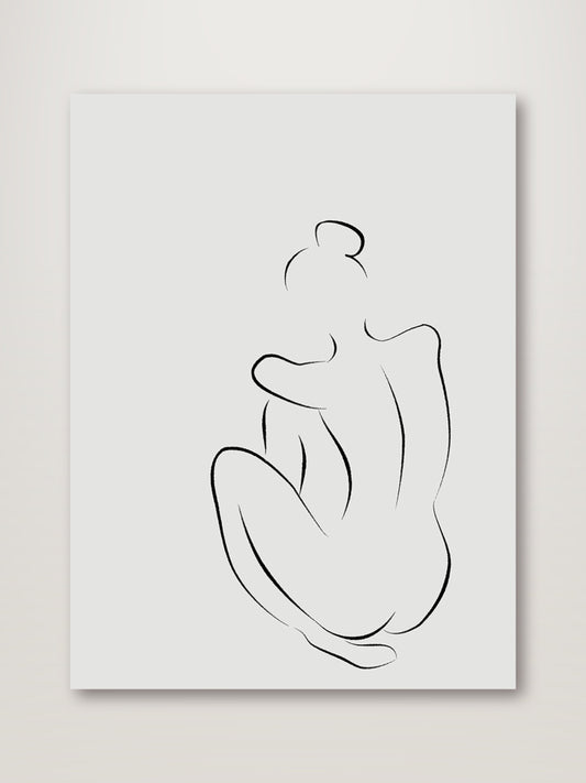 Figure I White Poster