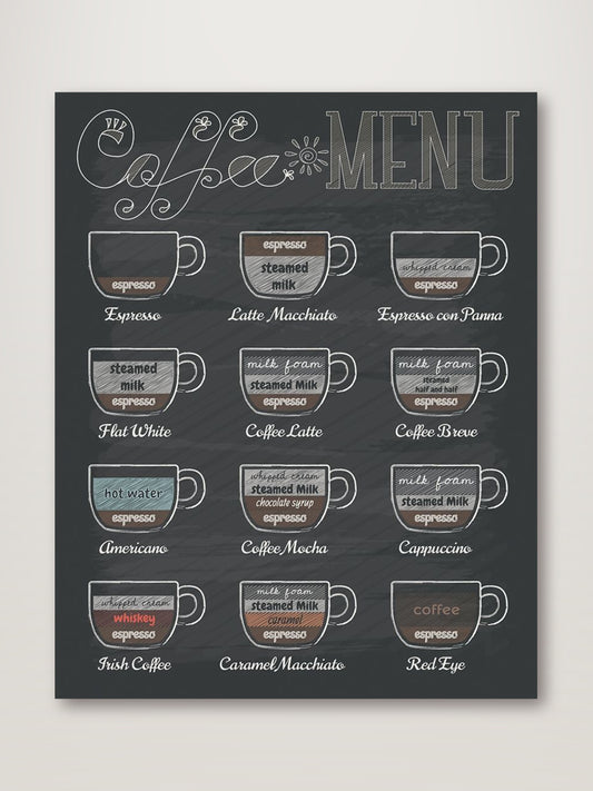 Coffee Menu