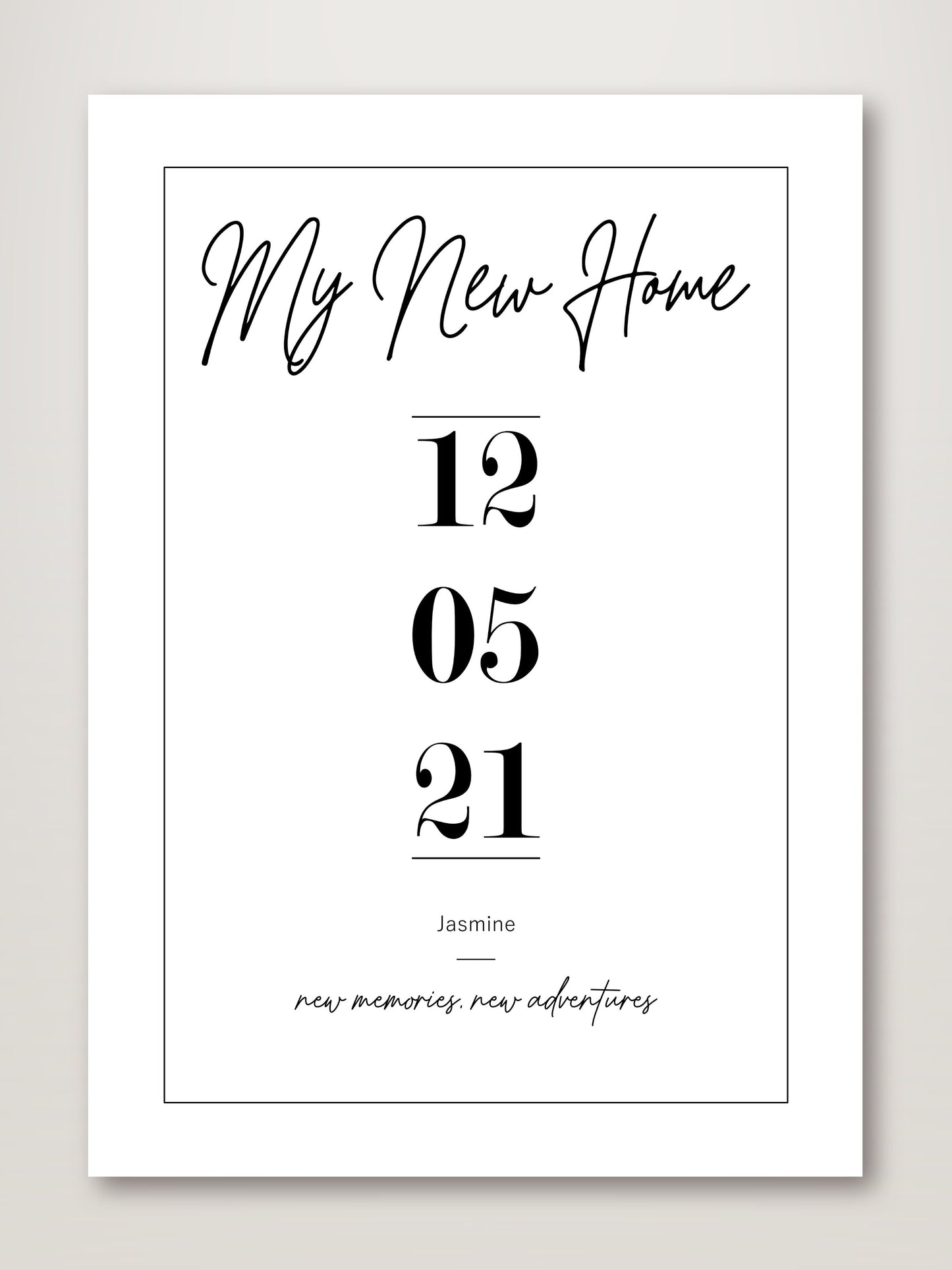 My New Home - Personalised