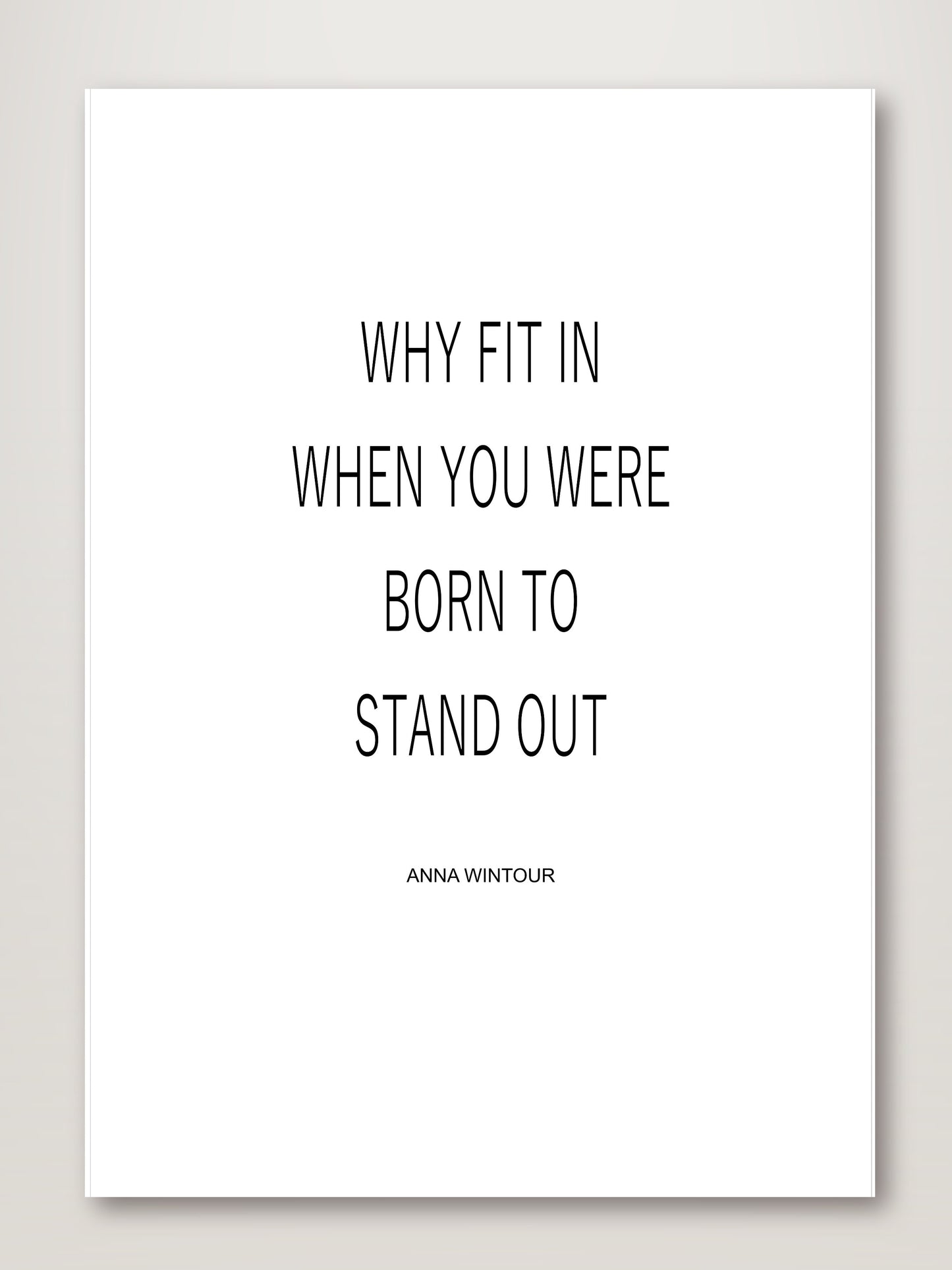Why Fit In
