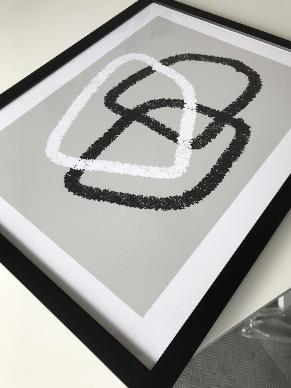 20x20cm - Black Frame