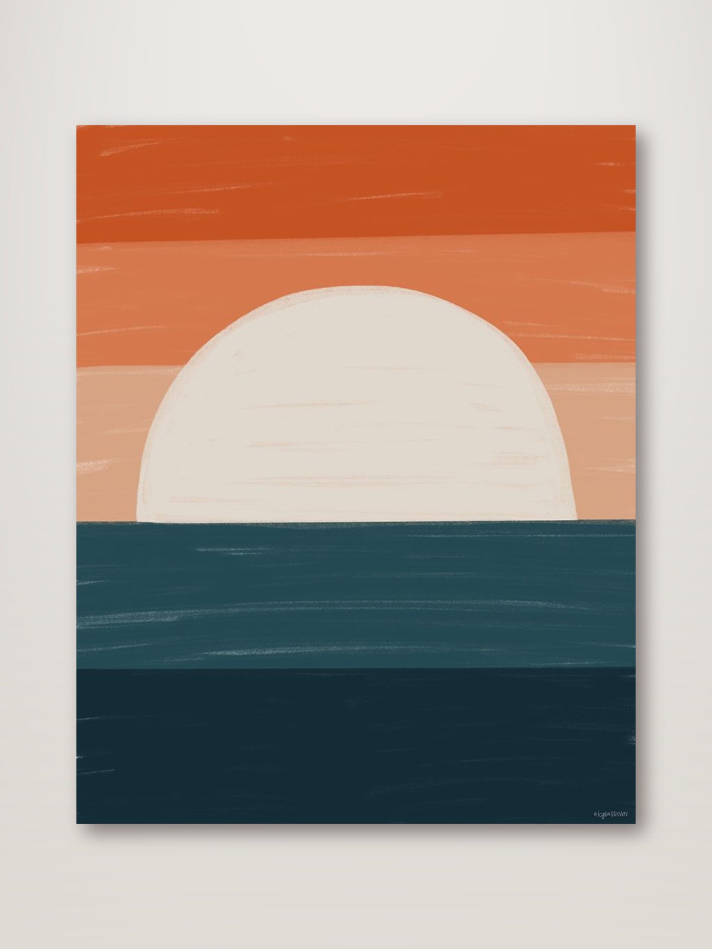 Teal Orange Sunset