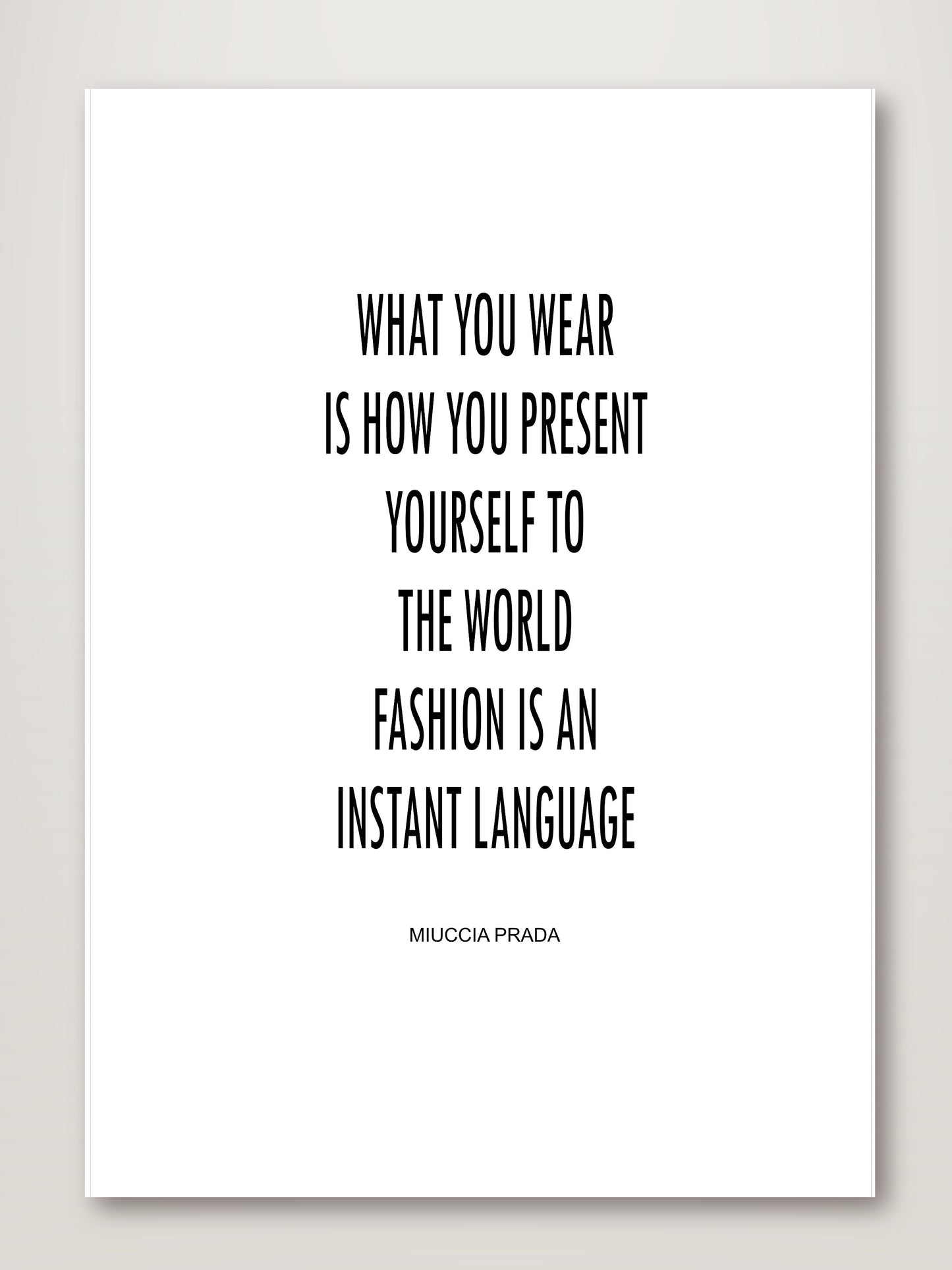What You Wear