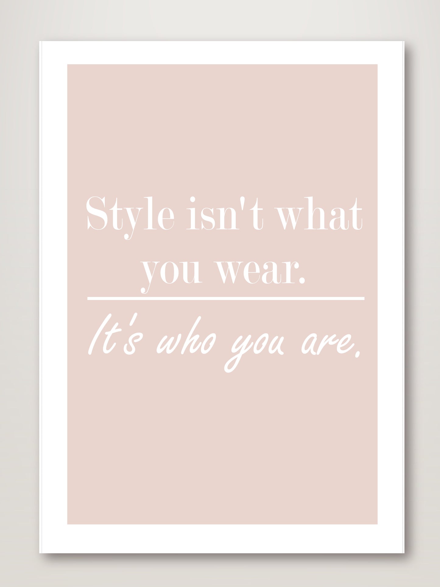 Who You Are