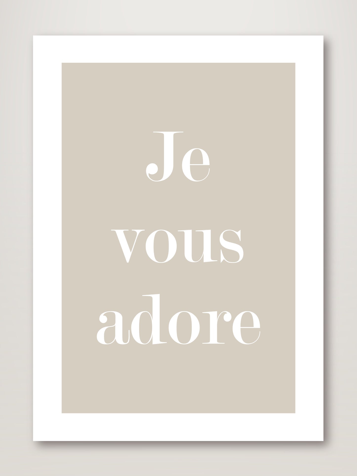 Je Vous Adore