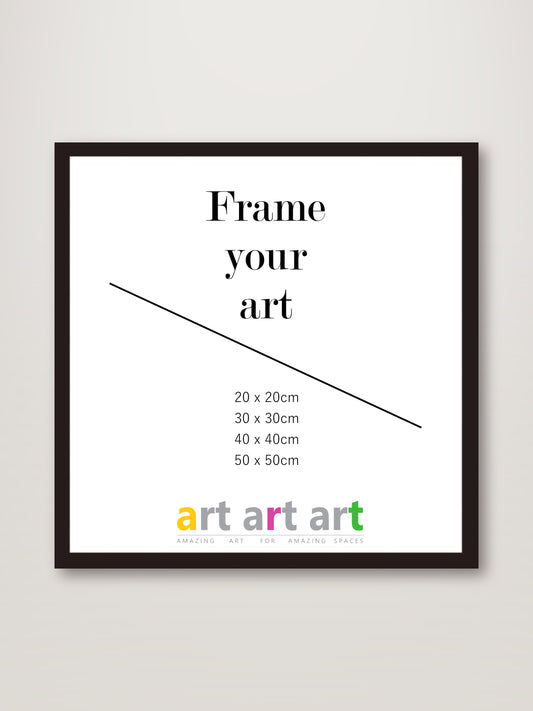 20x20cm - Black Frame