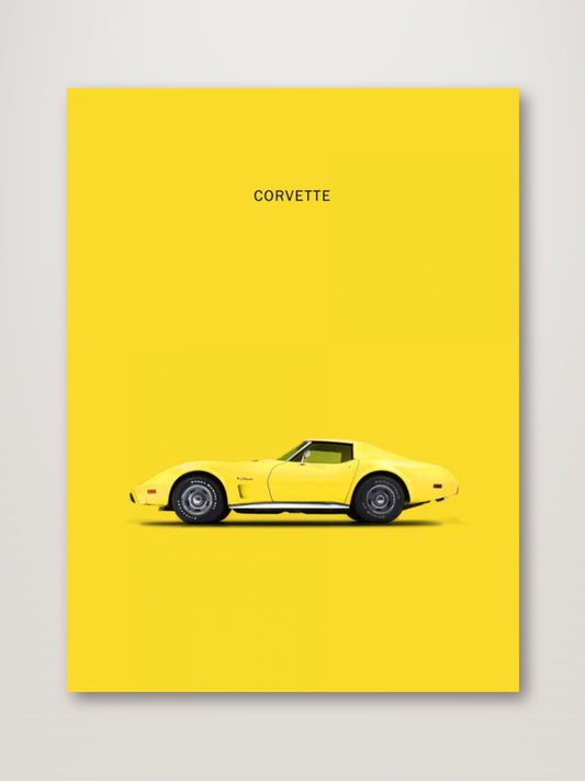 Chev Corvette Yellow