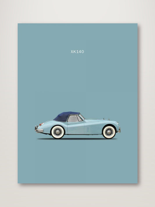 Jaguar XK140 Blue