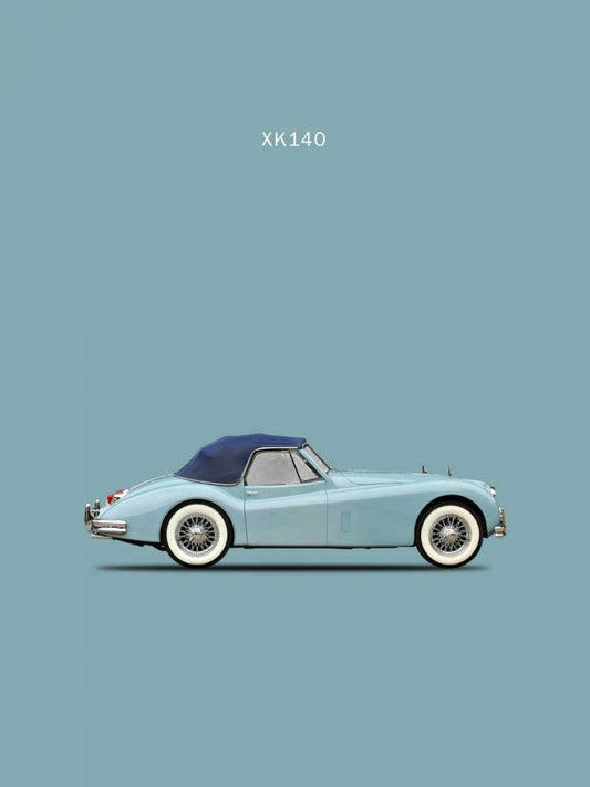 Jaguar XK140 Blue