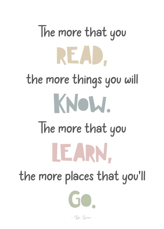 Read, Learn, Know, Go