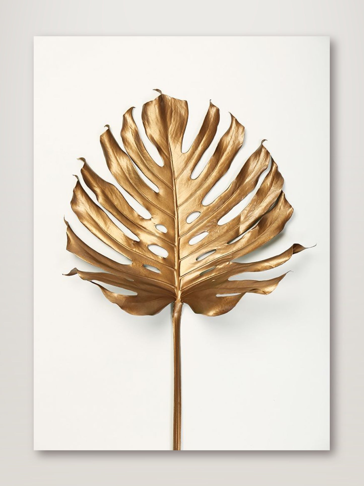 Monstera Leaf Gold