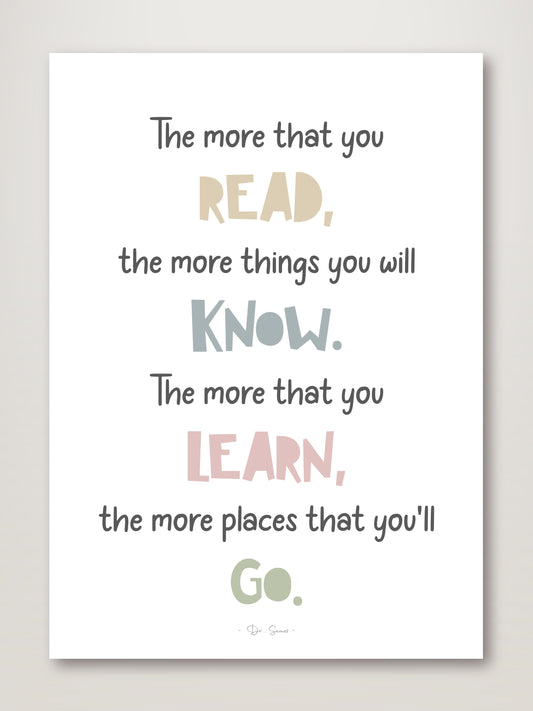 Read, Learn, Know, Go